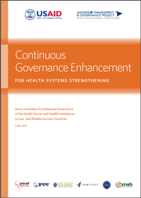 Continuous Governance Enhancement Health System Strengthening Image