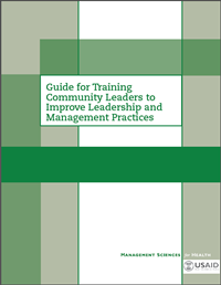 Guide for Training Community Leaders Improve Leadership Mgmt Image