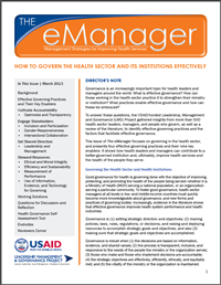 How to Govern Health Sector Institutions Effectively eManager Image