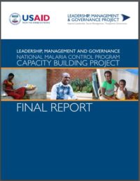 Couverture du rapport final du LMGNMCP
